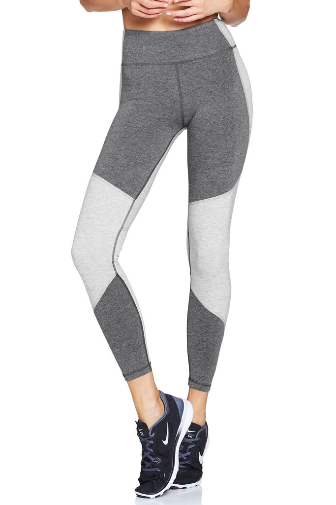 SPLICE UP YOUR LIFE TIGHTS - LIGHT GREY / MID GREY HEATHER